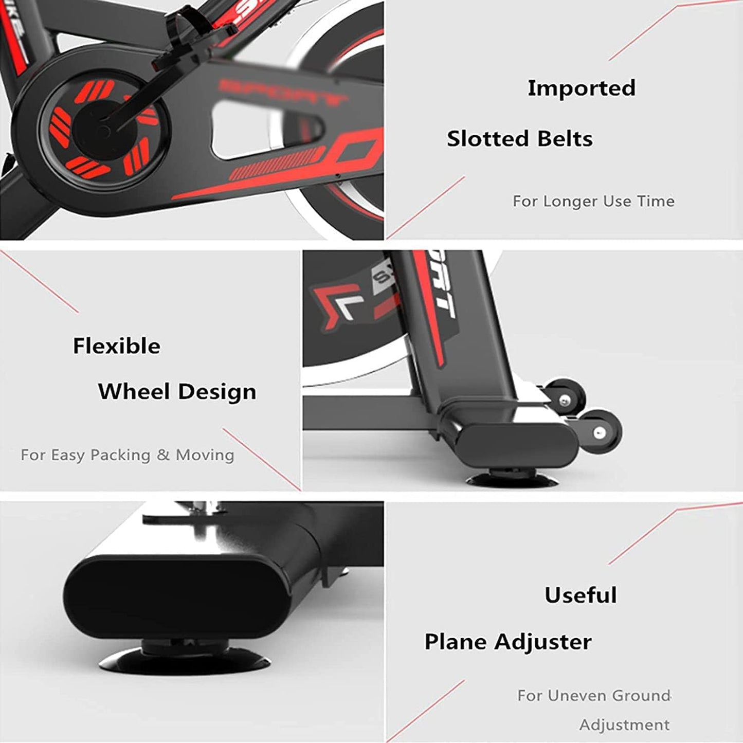 Exercise Bike Spin Bike with Heart Rate Monitor