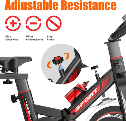 Exercise Bike Spin Bike with Heart Rate Monitor