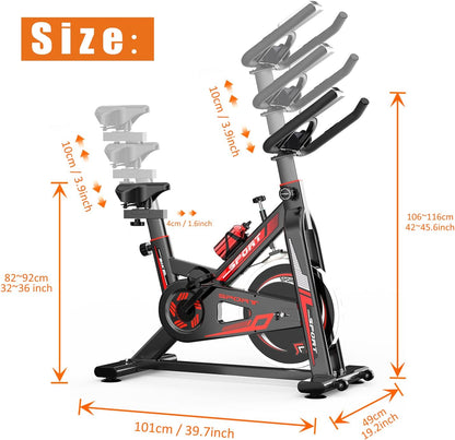 Exercise Bike Spin Bike with Heart Rate Monitor