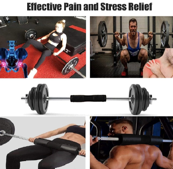 Foam Barbell Pad for Squats Cushion, Lunges & Bar Padding for Hip