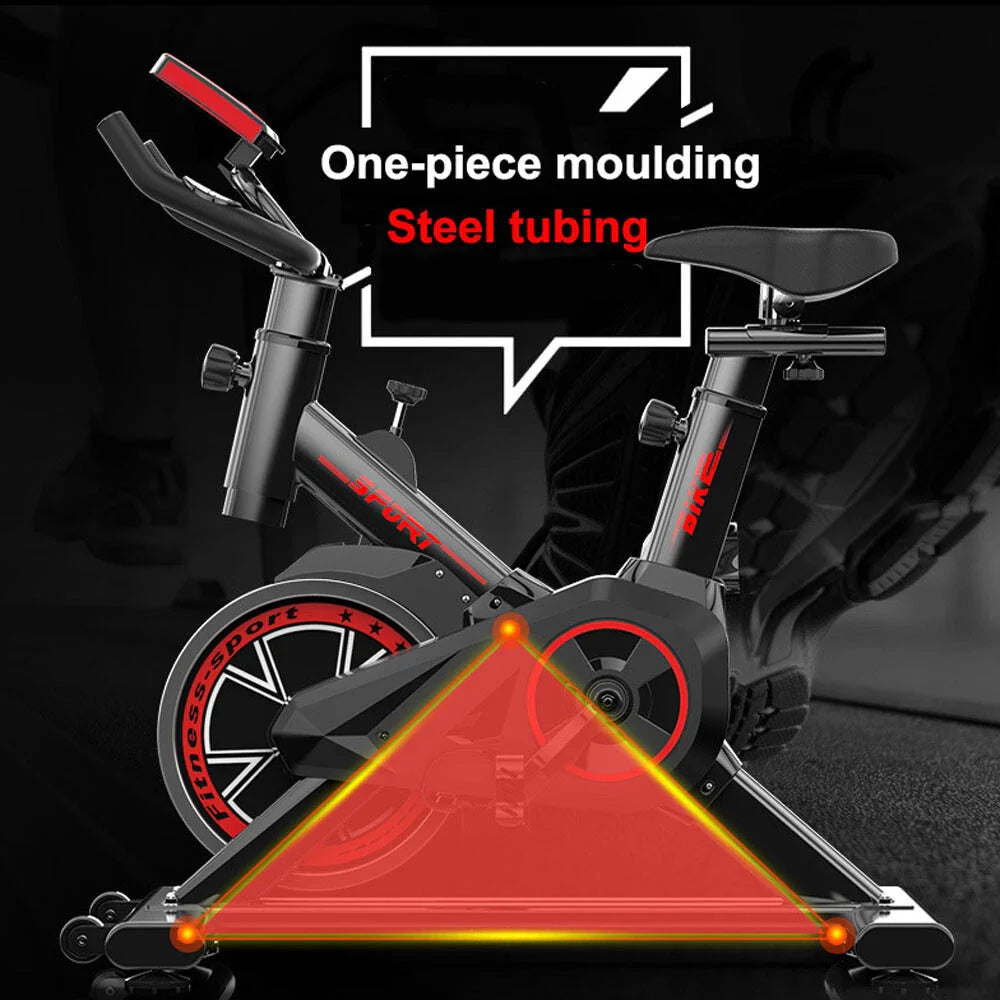 Adjustable Exercise Bike Spin Bike Heavy Duty