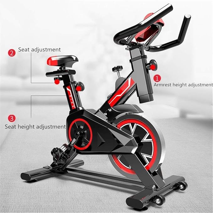 Adjustable Exercise Bike Spin Bike Heavy Duty
