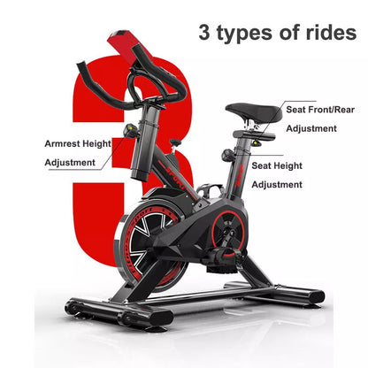 Adjustable Exercise Bike Spin Bike Heavy Duty