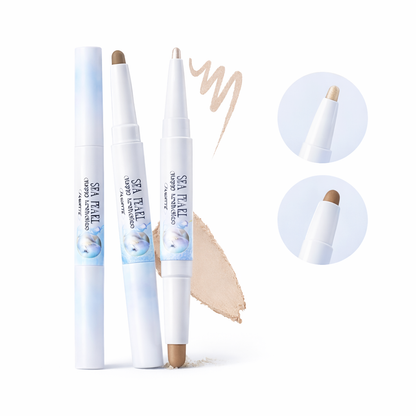 Flortte Glass Sea Collection Dual-Ended Highlight & Contour Pen