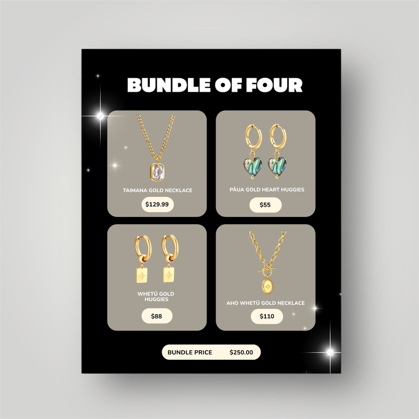 Tahana Bundle of Four (Pick Any 4) - Limited Edition - 1 x Left!
