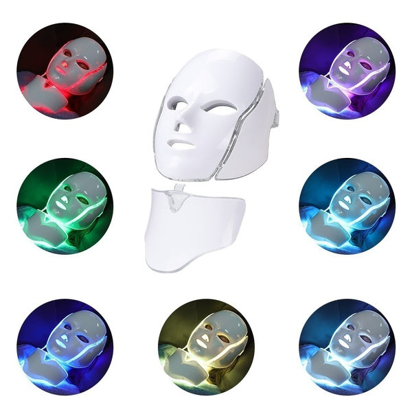 7 color LED skin mask