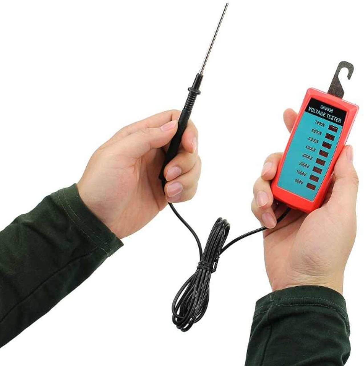 insulated grip voltage tester