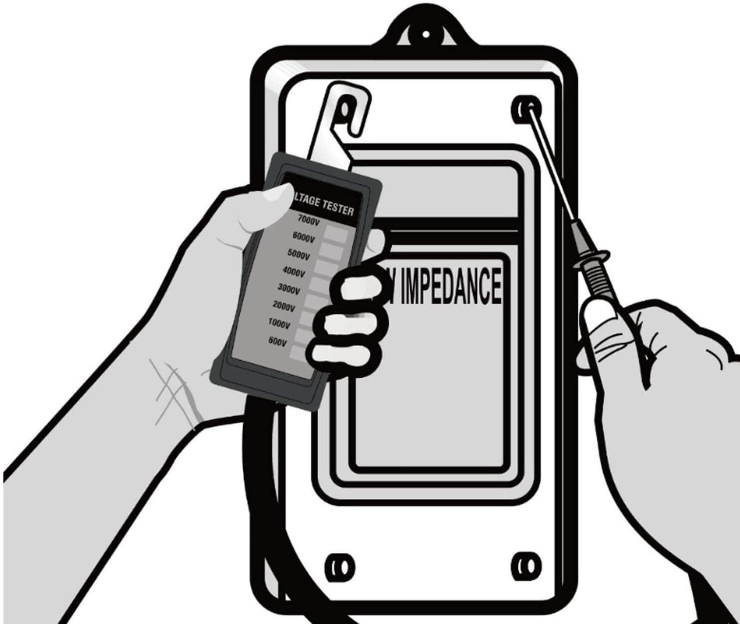 electric fence test hook
