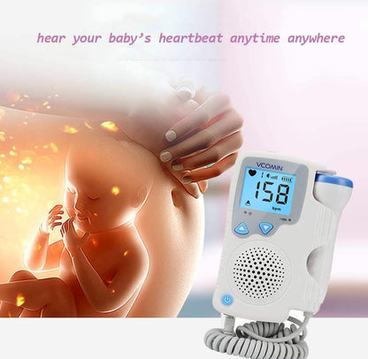 Fetal Doppler Baby Heart Rate Monitor Home Sonar Doppler Stethoscop - The Shopsite