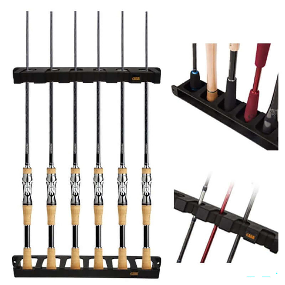 fishing rod holder rack