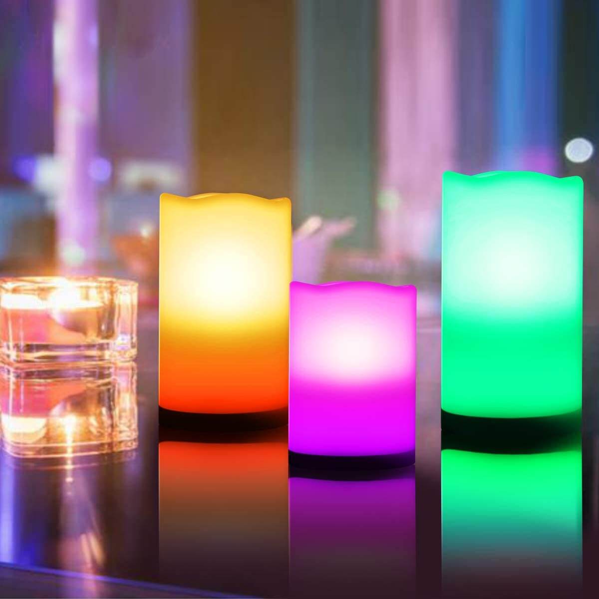 Flameless Candles Battery Operated With Remote - The Shopsite
