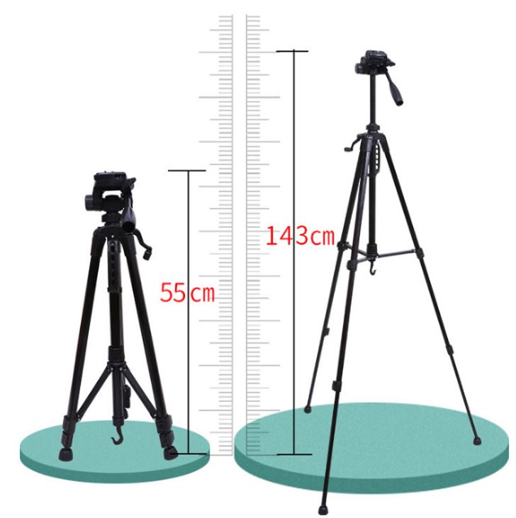 Universal Camera Tripod 1.43m adjustable height - The Shopsite