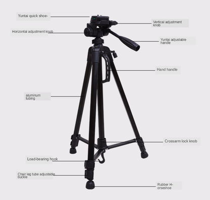Universal Camera Tripod 1.43m adjustable height - The Shopsite