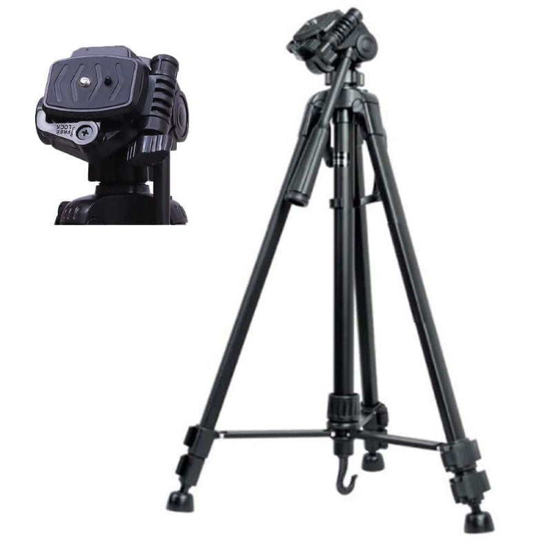 Universal Camera Tripod 1.43m adjustable height - The Shopsite
