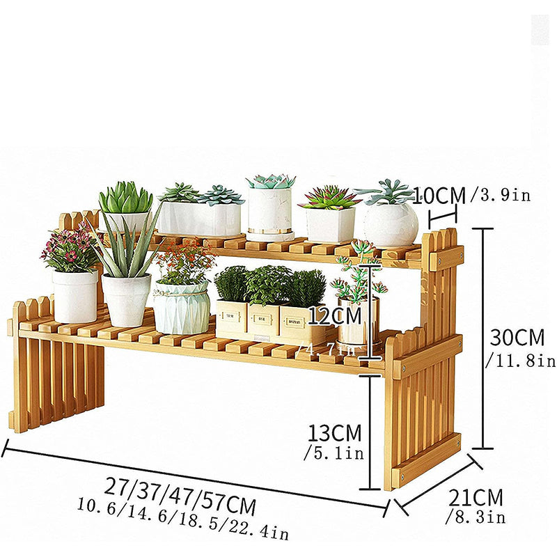3 Tier Bamboo Plant Stand Indoor Pland Shelf for Plants