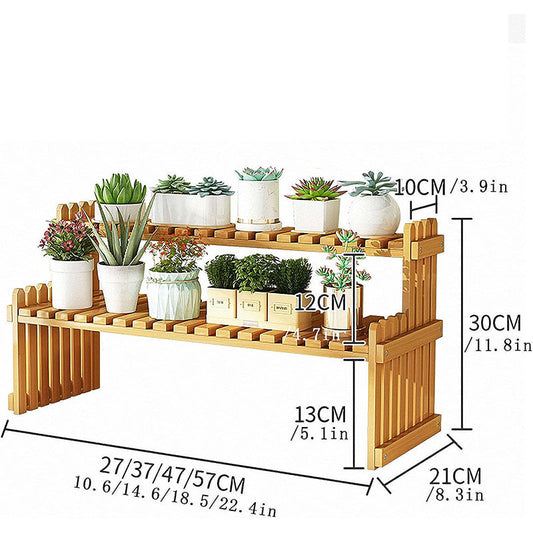 3 Tier Bamboo Plant Stand Indoor Pland Shelf for Plants