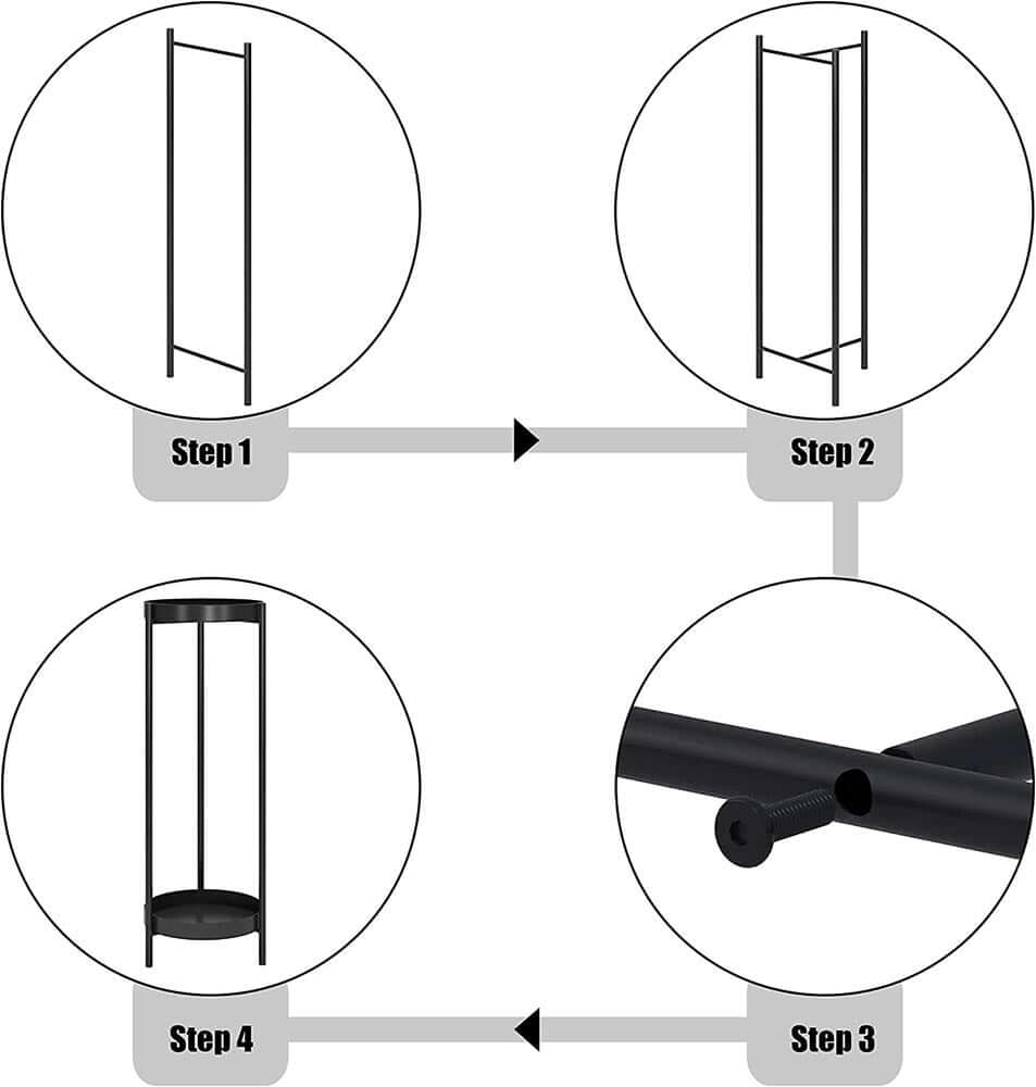 2 Tier Tall Flower Pot Stand - The Shopsite