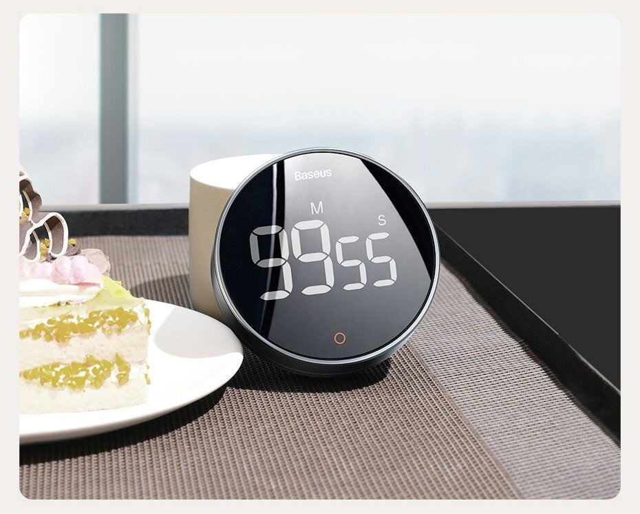 Digital Countdown Timer Alarm Clock Led Display for Kitchen Cooking Yoga Study