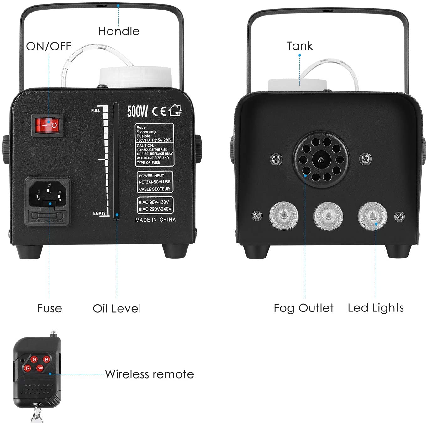 Smoke Machine - With Blue Ice Effect