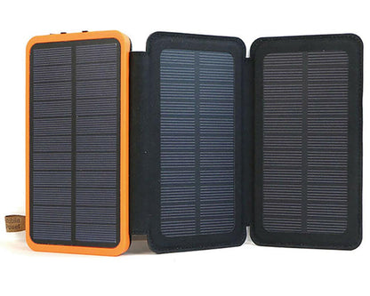 Solar charger with three panels