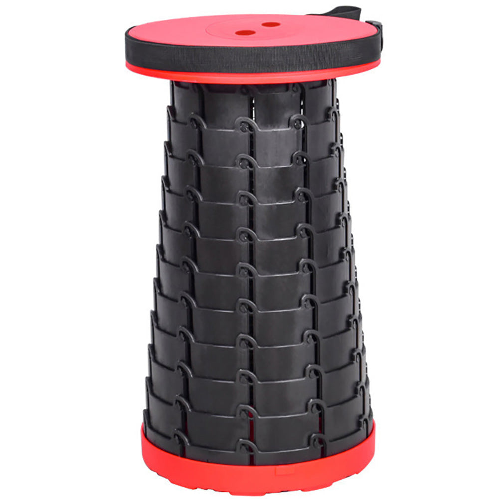 Folding telescopic stool folded