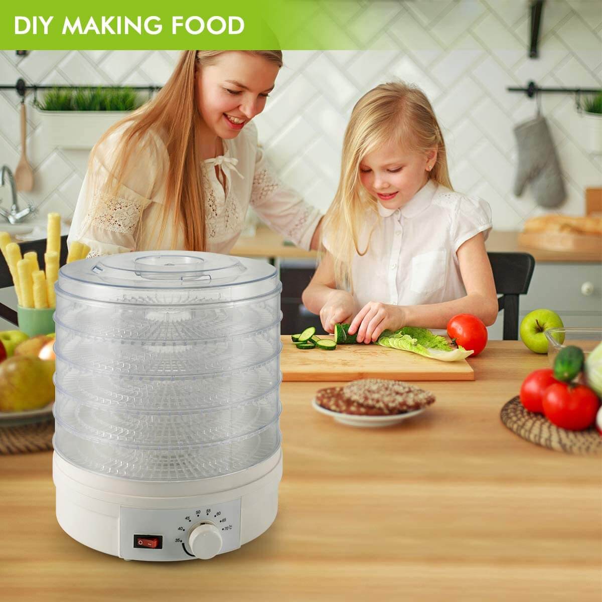 Portable Electric Food Dehydrator Machine