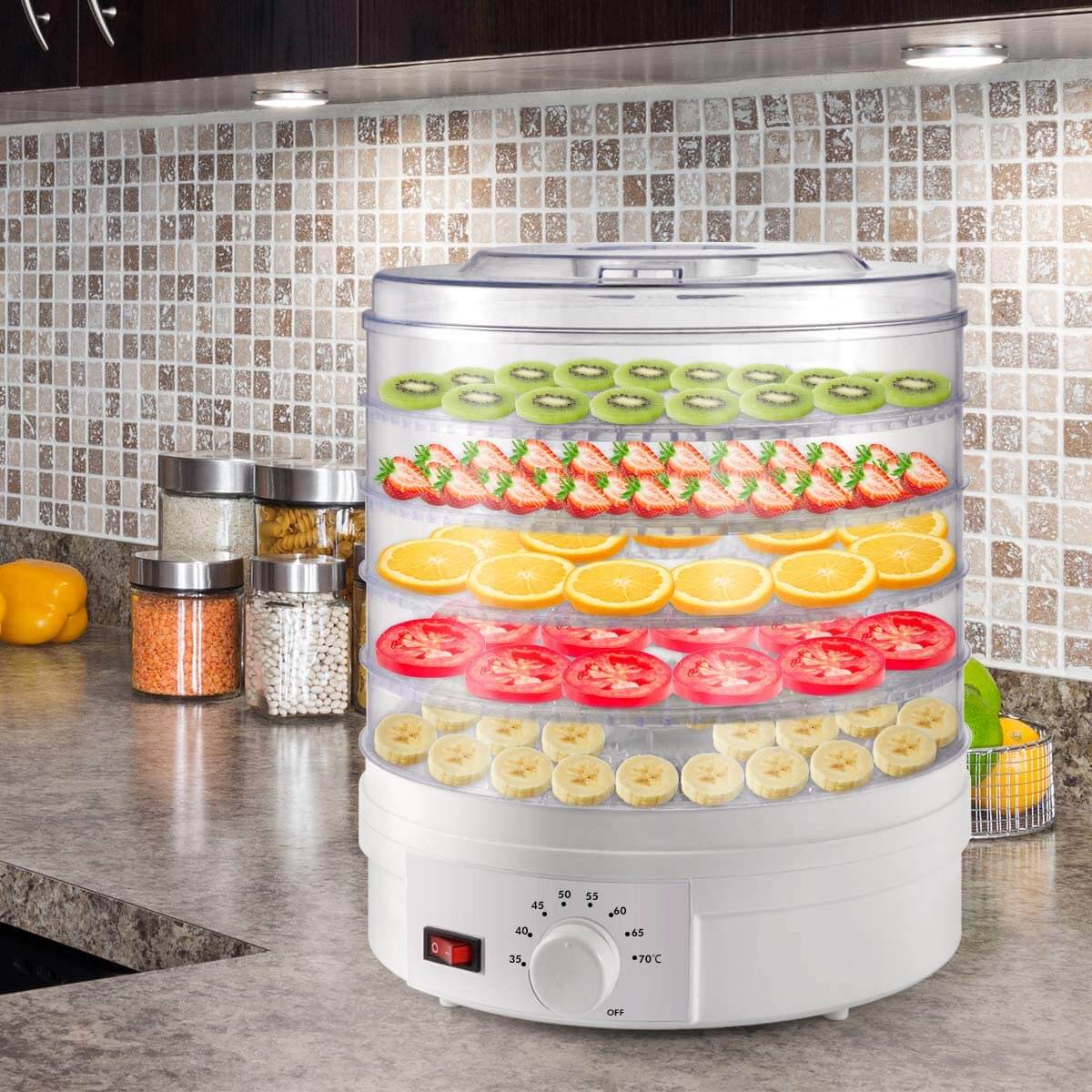 Portable Electric Food Dehydrator Machine