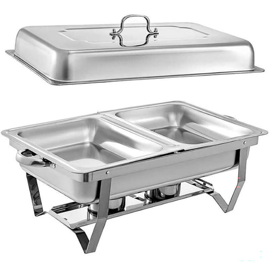 Restaurant chafing dish full view