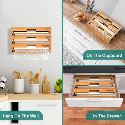 Food wrap organizer