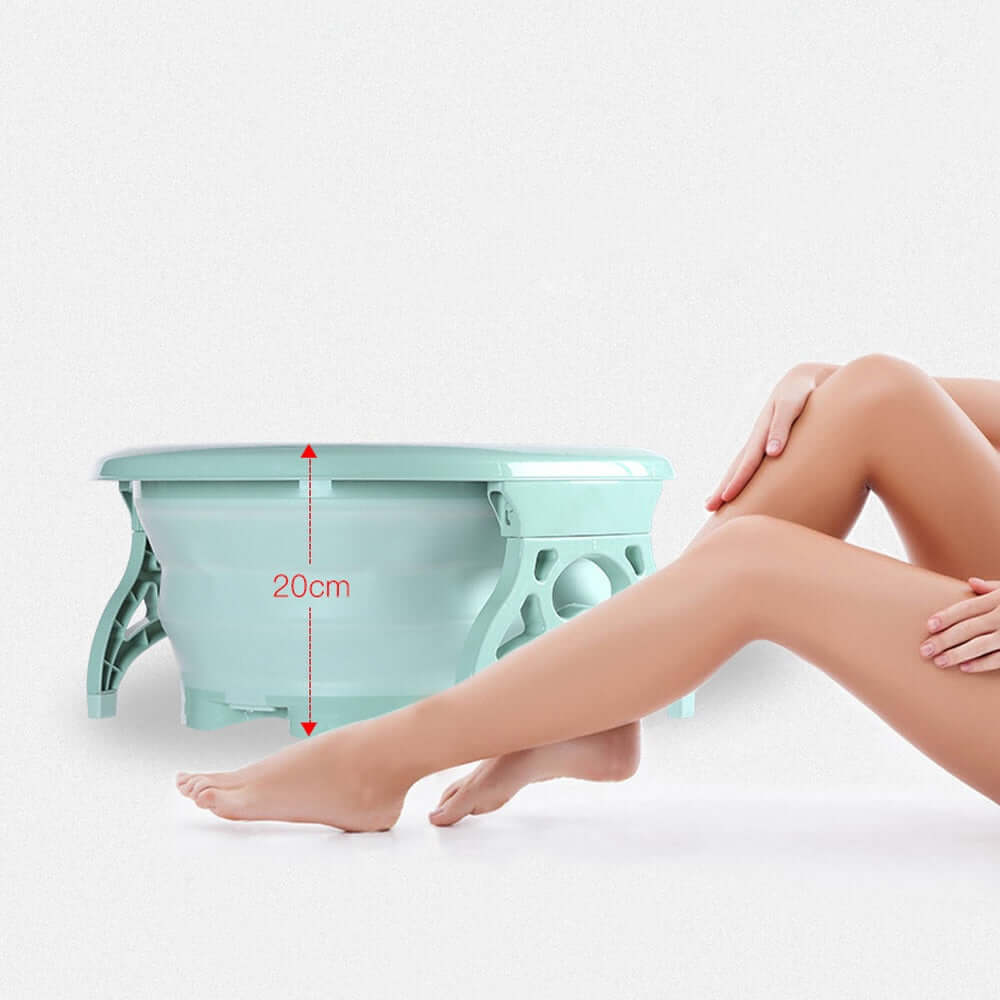 foot spa with pumice stone