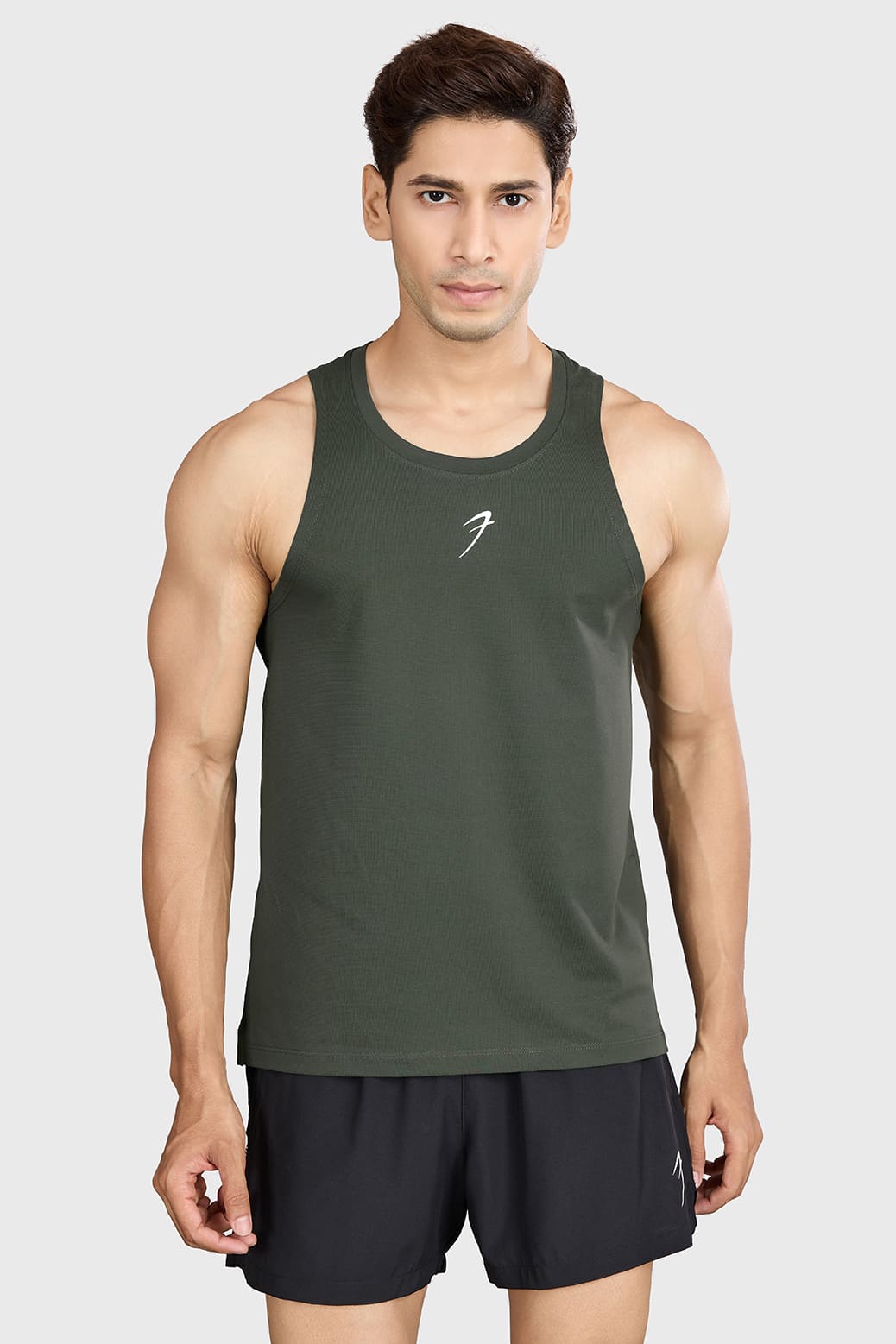 Pulse Running Tank Olive