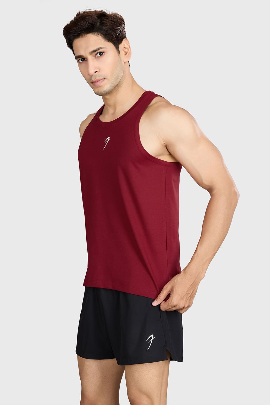 Pulse Running Tank Deep Red