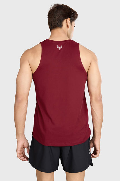 Pulse Running Tank Deep Red