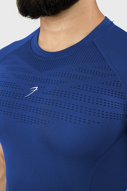 Power Seamless T-shirt Blue/Logo