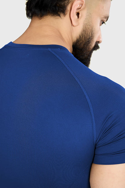Power Seamless T-shirt Blue/ Fuaark
