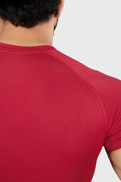 Power Seamless T-shirt Red/Logo
