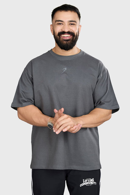 Heavyweight Oversized T-shirt Grey