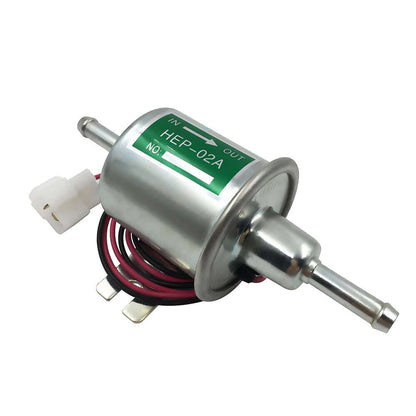 Electric Fuel Pump 2V Heavy Duty Electric Fuel Pump Metal Solid Petrol 12 Volts - The Shopsite