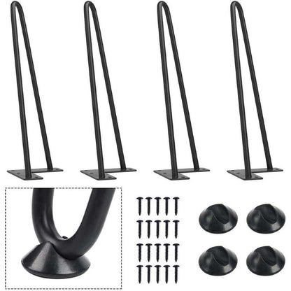 Hairpin Leg Table Legs 12inch 4pcs - The Shopsite