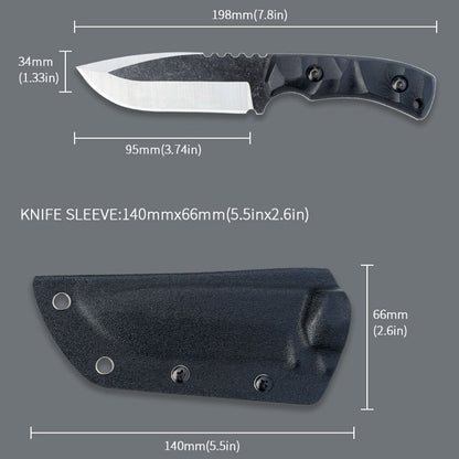 Tactical Fixed Bade Knife G10 Handle Hunting Fishing
