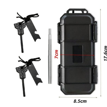 2pcs Fire Starter with Fire Blowing Stick and a Hard Case