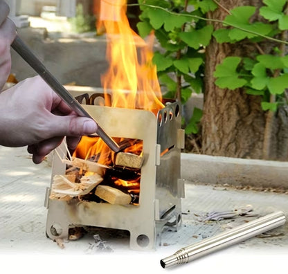 2pcs Fire Starter with Fire Blowing Stick and a Hard Case