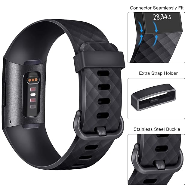 Fitbit Charge 3 / 4 Strap Fitbit Belt (Large)