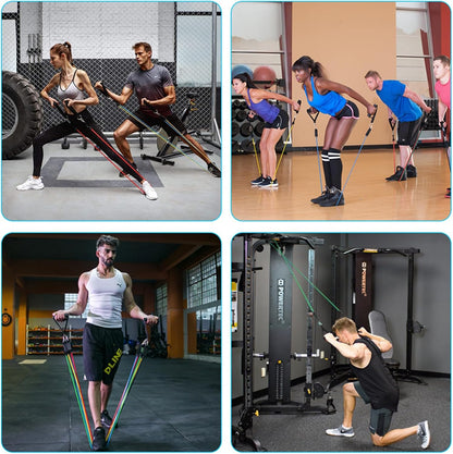 Fitness Exercises Resistance Bands Set