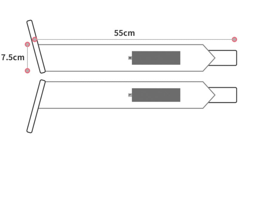 2 Pcs Wristband Wrist Support Brace Straps for Fitness Weighting