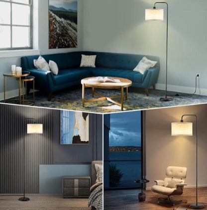 Arc Floor Lamp, Modern Floor Lamp with Bulb （Set C）