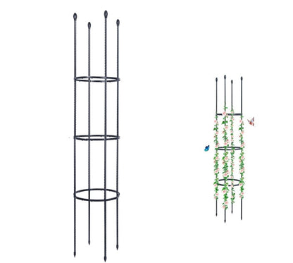 Garden Trellis Tomato Cage Tall Plant Support Climbing Vines Flowers Stands