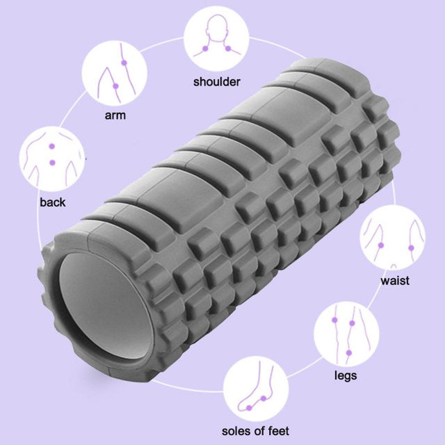 Foam Roller Yoga Roller Gray