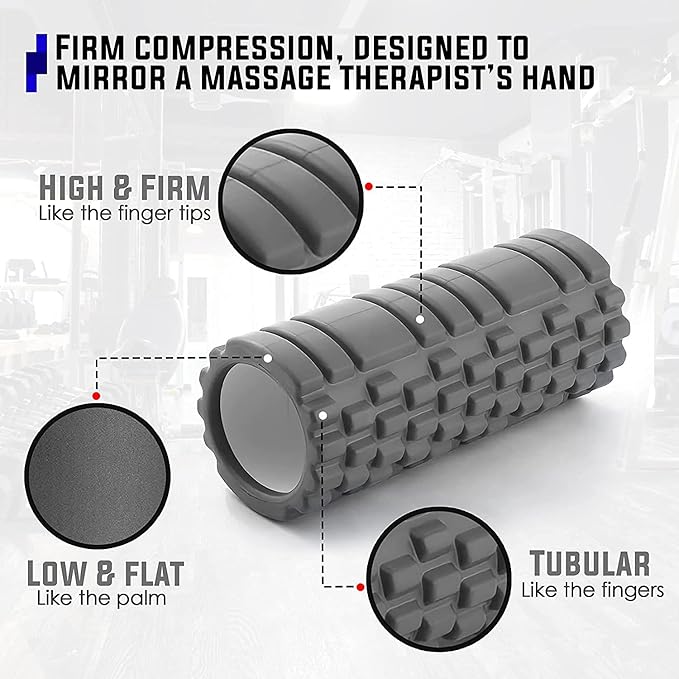 Foam Roller Yoga Roller Gray
