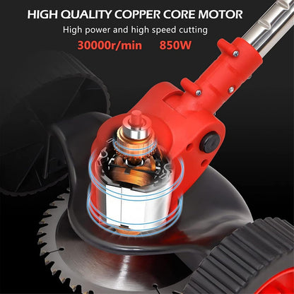 Foldable Cordless Strimmer - Electric Lawn Mower, Weed Cutter & Brush Cutter